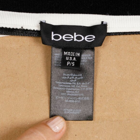 Black and white strip long dress - Picture 4 of 4